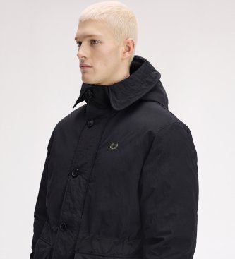 Fred Perry Piumino trapuntato nero