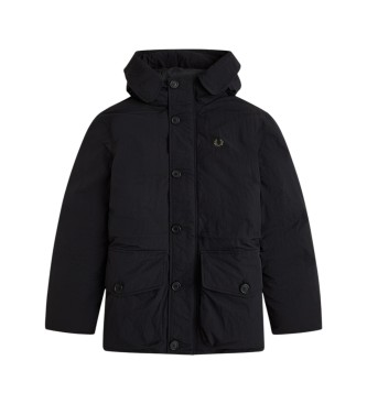 Fred Perry Piumino trapuntato nero
