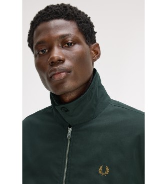 Fred Perry Dark green cotton Caban jacket