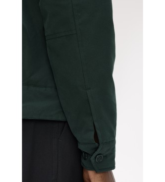 Fred Perry Dark green cotton Caban jacket
