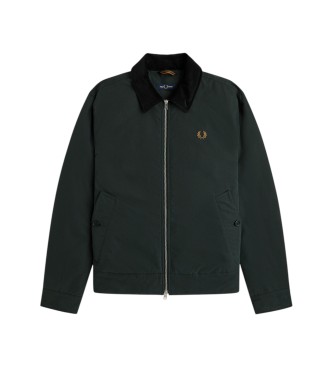 Fred Perry Dark green cotton Caban jacket