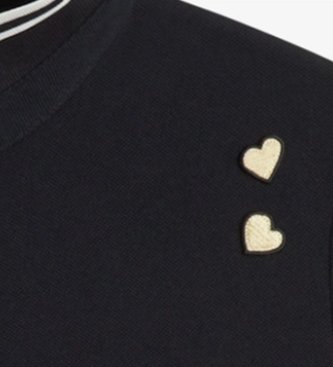 Fred Perry Polo mit schwarzer Paspel