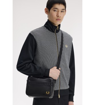 Fred Perry Classic crossbody bag in a bolder black tone
