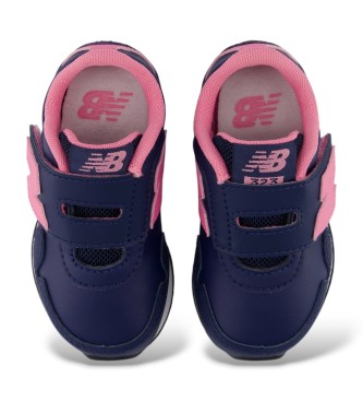 New Balance Sapatilhas 323 Bungee Lace Hook & Loop azul-marinho