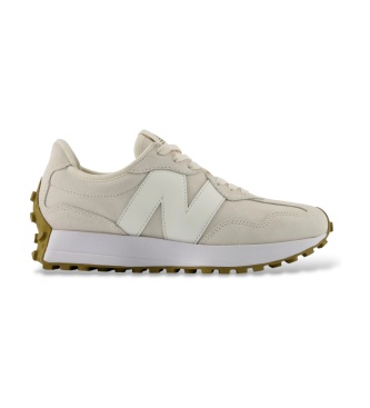 New Balance Sneakers i skinn 327 beige