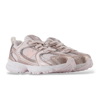 New Balance Baskets en cuir 530 Bungee Lace rose