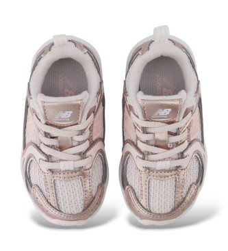 New Balance Baskets en cuir 530 Bungee Lace rose