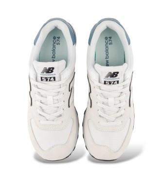 New Balance Chaussures en cuir 574 beige