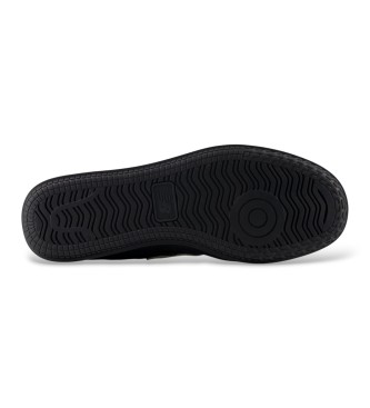 New Balance T500 black leather sneakers