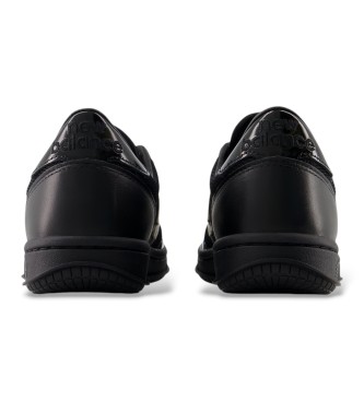 New Balance T500 black leather sneakers