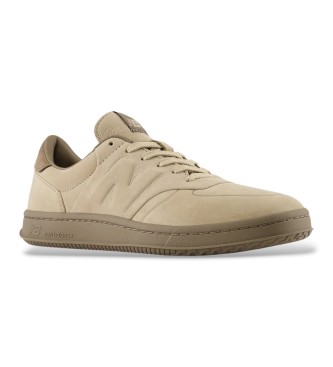 New Balance Baskets en cuir T500D beige