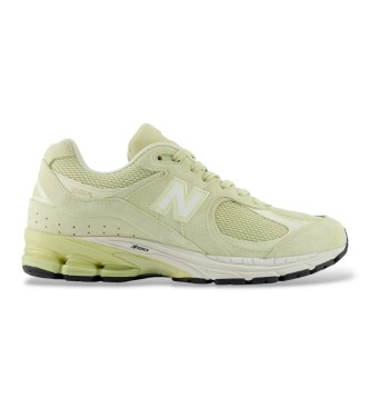 New Balance Baskets en cuir 2002R jaune citron vert
