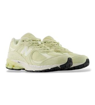 New Balance Baskets en cuir 2002R jaune citron vert