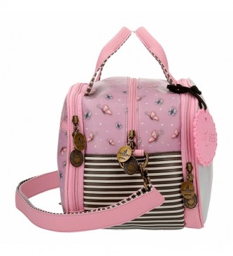 Joumma Bags Toilet bag Gorjuss with adjustable shoulder strap Somewhere pink -28x21x19cm