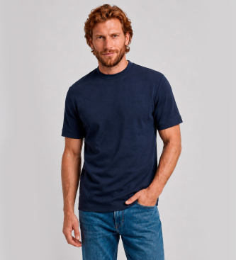 Guess Tee-shirt Technique Détaillé marine