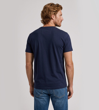 Guess Tee-shirt Technique Détaillé marine
