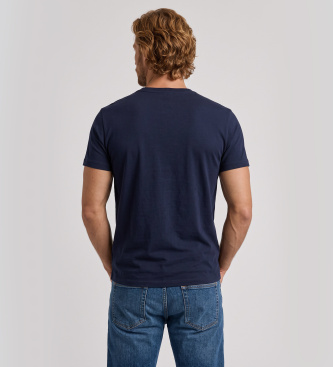 Guess T-shirt Triangle Print marine