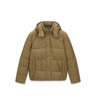 Guess Brown monogram winter padded jacket