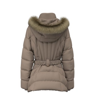 Guess Giacca corta Marina con piumino marrone