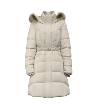 Guess Piumino lungo medio bianco