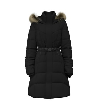 Guess Piumino lungo medio marrone