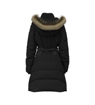 Guess Piumino lungo medio marrone