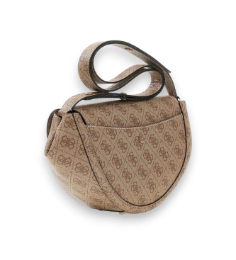 Guess Sac à bandoulière convertible avec rabat et logo Coleen, beige