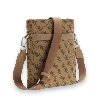 Guess Berlin beige flat crossbody bag