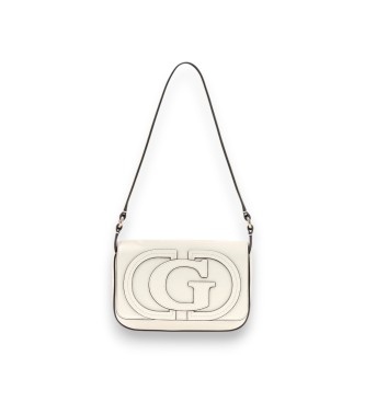 Guess Sac à bandoulière à rabat Ruby blanc