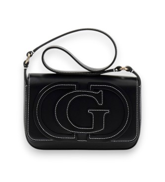 Guess Sac à bandoulière à rabat Ruby noir