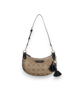 Guess Bolsa de ombro conversível Katie bege