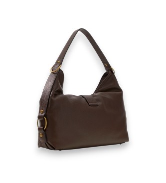 Guess Sac à bandoulière Camden grand marron foncé