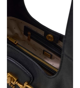 Guess Bolso hobo pequeño Sunset negro