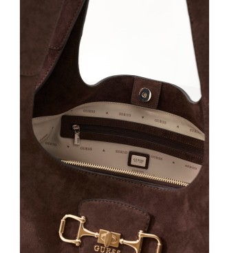 Guess Bolsa Hobo Maxi Sunset marrom