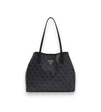 Guess Bolso tote 2 en 1 Victtoria gris oscuro