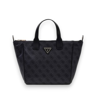 Guess Bolsa tote pequena logo Adrian preto