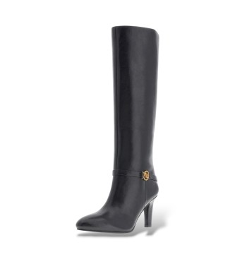 Guess Oatie Lederstiefel schwarz
