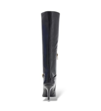 Guess Oatie Lederstiefel schwarz