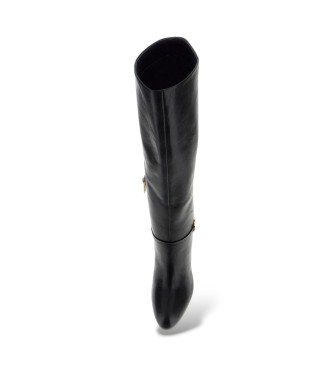Guess Oatie Lederstiefel schwarz