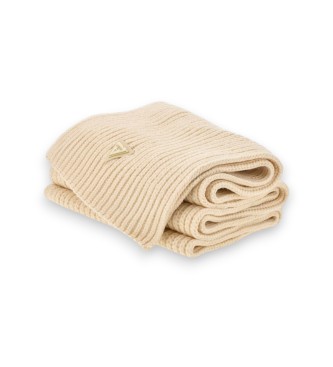 Guess Stickad halsduk Noelle II 25x190 beige