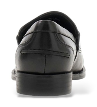 Guess Mocasines de Piel Beliso negro