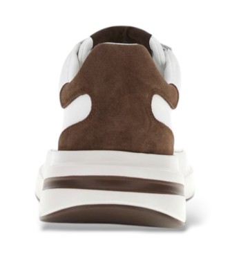 Guess Elba white, brown sneakers