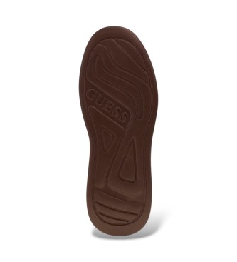 Guess Elba white, brown sneakers
