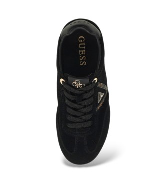 Guess Tênis de Couro Relli preto
