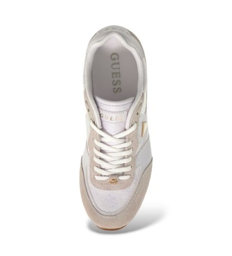 Guess Tênis Tyrah branco, bege