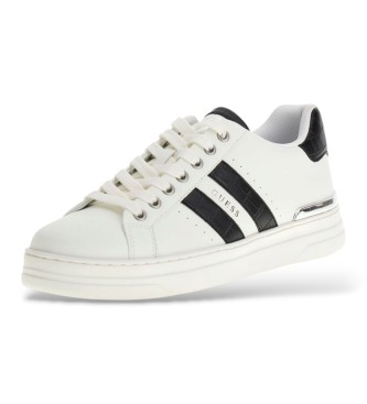 Guess White Wycron Leather Sneakers
