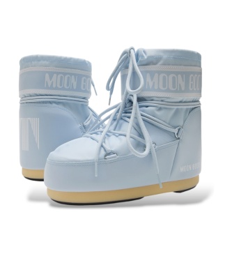 Moon Boot Nylonowe buty Icon Low w kolorze niebieskim
