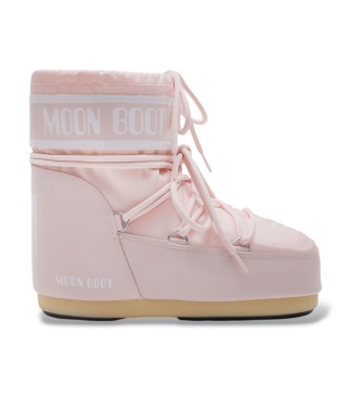 Moon Boot Nylonowe buty Icon Low w kolorze różowym