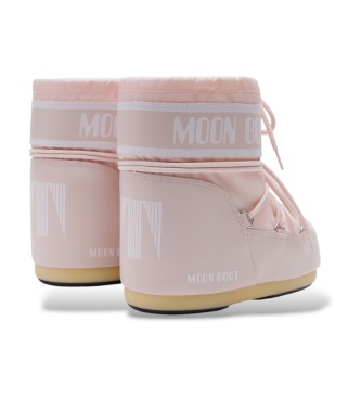 Moon Boot Nylonowe buty Icon Low w kolorze różowym