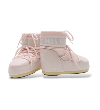 Moon Boot Nylonowe buty Icon Low w kolorze różowym